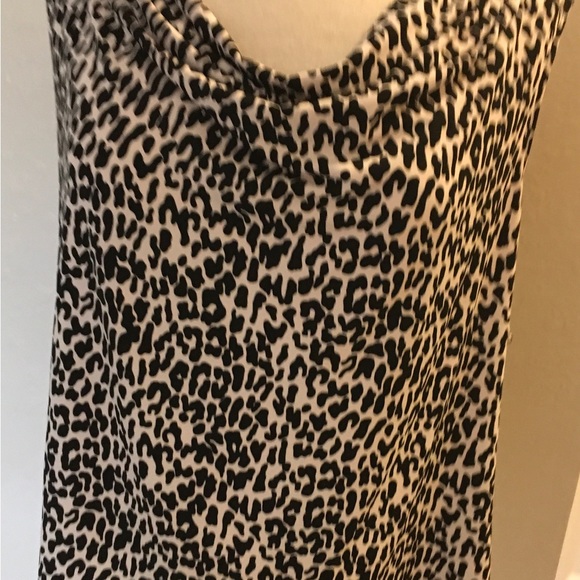 Calvin Klein Black/White Sleeveless Top/Shell 3X - Picture 3 of 5